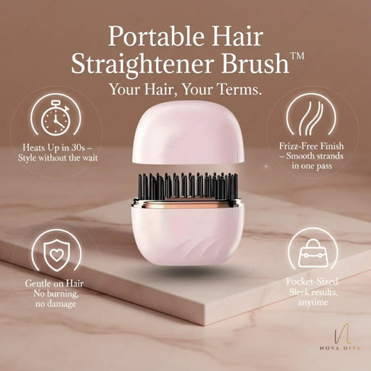 TheSkinLabs™ - Portable Hair Straightener Brush